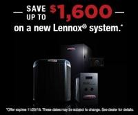 Lennox Rebates NOW Available
