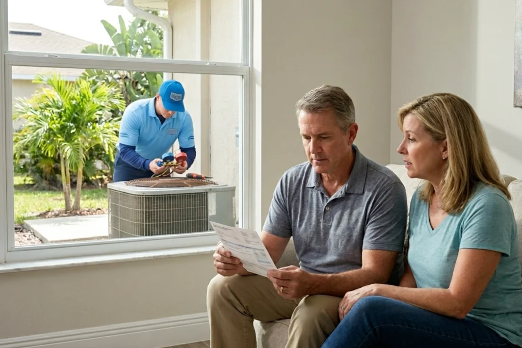 Planning ahead before an older Florida central AC system fails